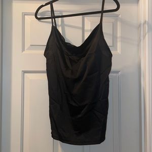 BOOHOO BLACK COWL NECK CAMI SZ 14